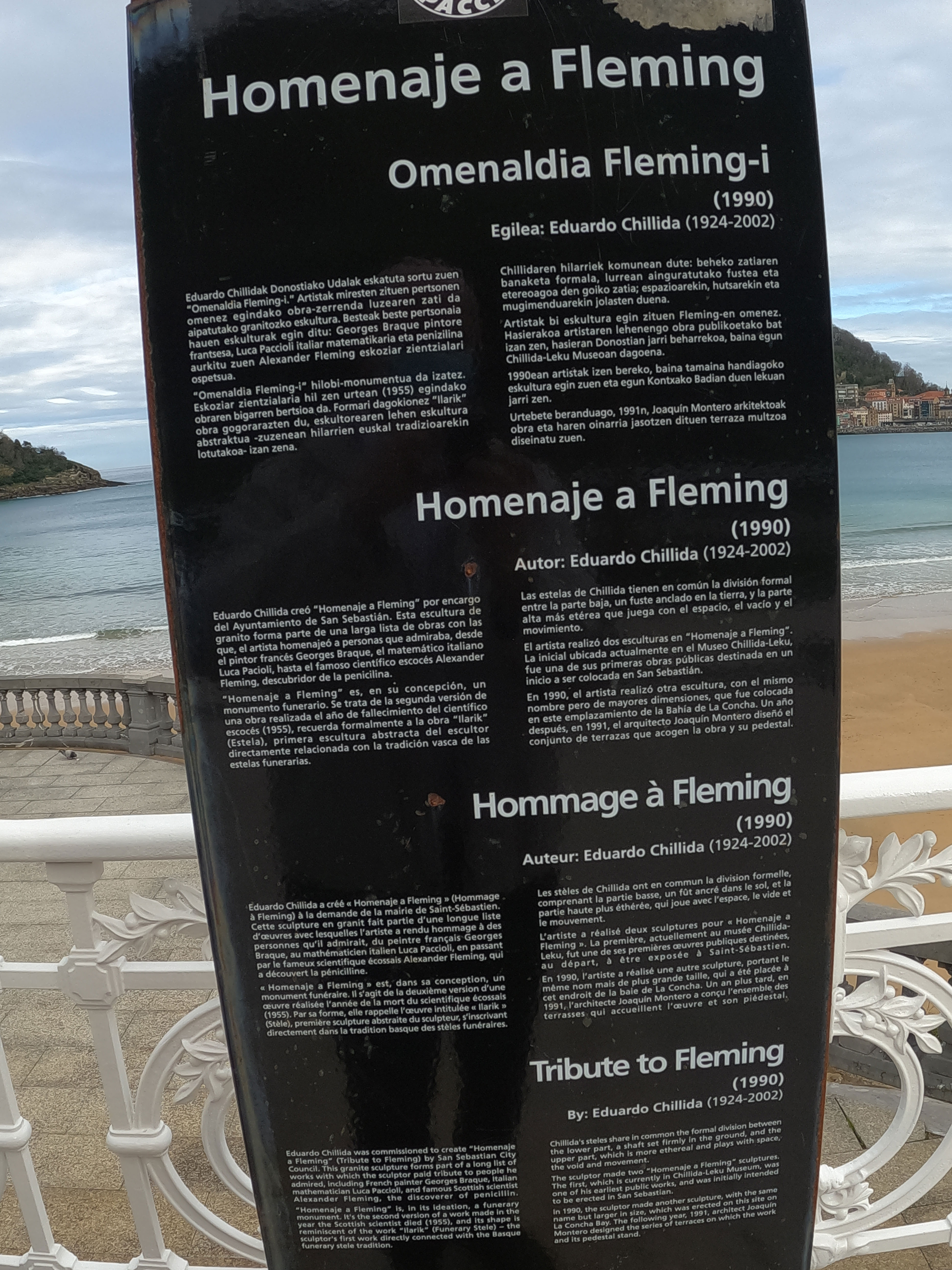 Escultura de Eduardo Chillida Juantegui